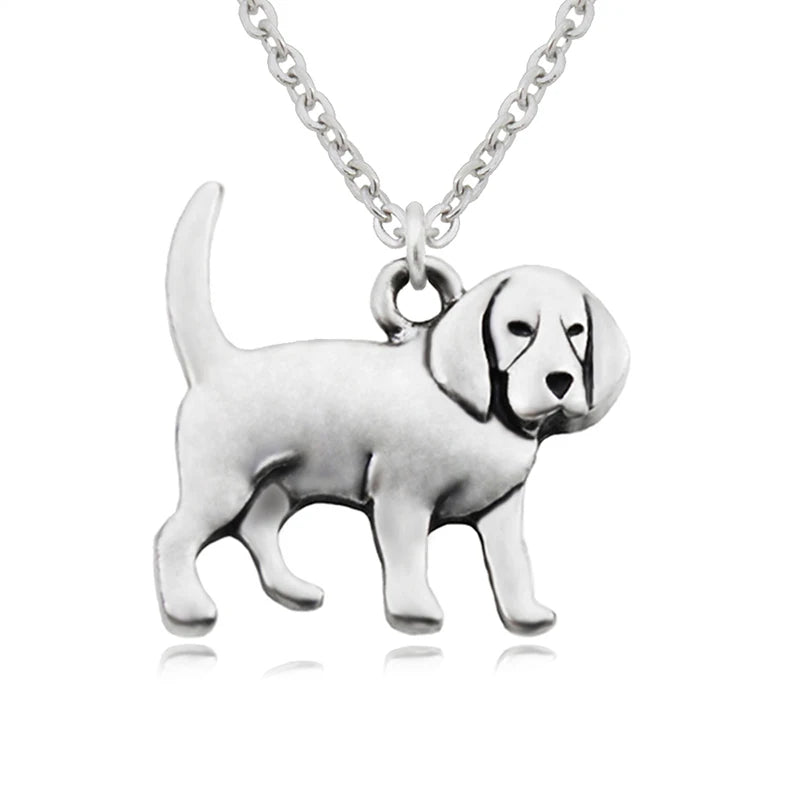 Stainless Steel Beagle Dog Pendant Necklace Pendant