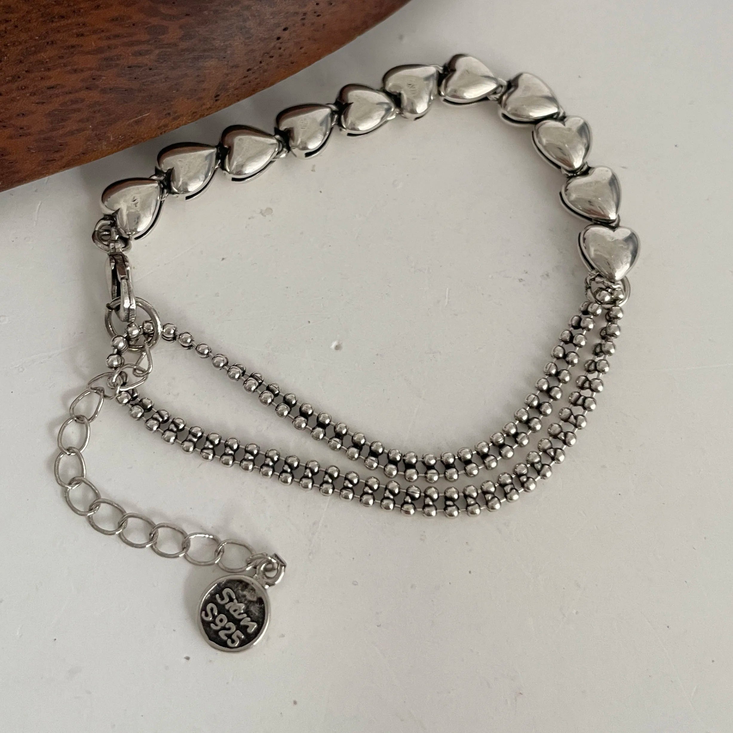 Solid 925 Sterling Silver Bracelets Selection