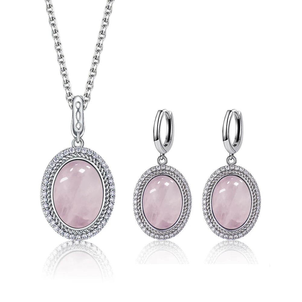 925 Sterling Silver Natural Moonstone Pendant