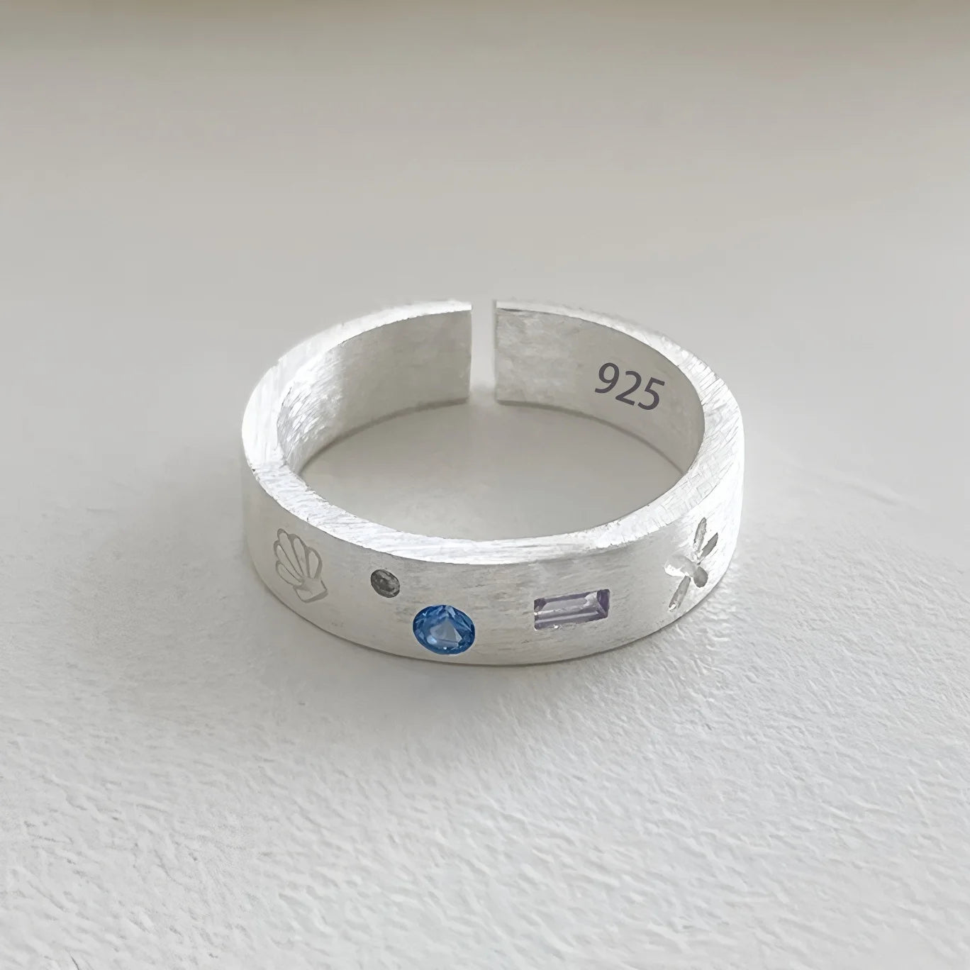 Selection of 925 Silver Delicate Adjustable Rings