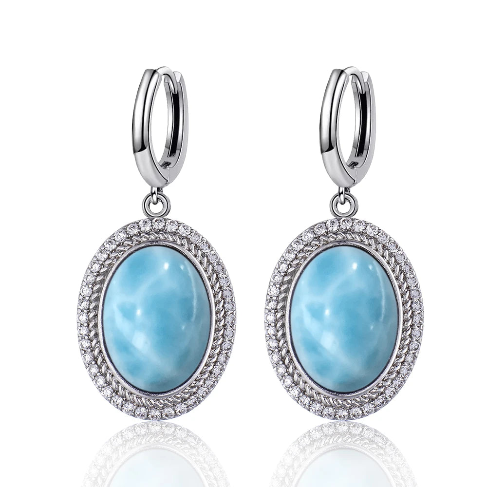 925 Sterling Silver Natural Moonstone Pendant