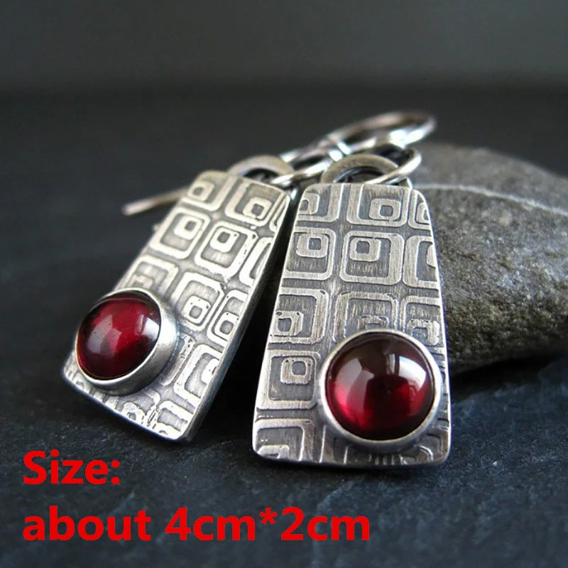 Collection of Zinc Alloy Resin Dangle Earrings - Geometric Asymmetric Boho Trendy Unique