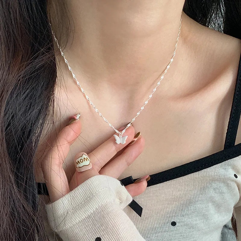 925 Sterling Silver Pearl Pendant Necklace