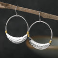 18K Gold Plated Cooper Hoop Earrings