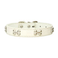 Bone Leather Durable Pet Dog Collar