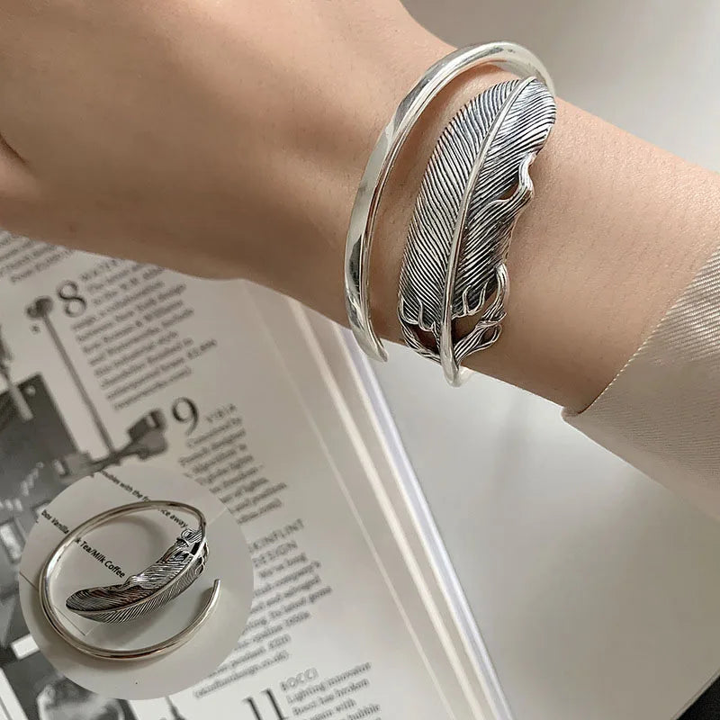 925 Sterling Silver Adjustable Cuff Bracelets Selection