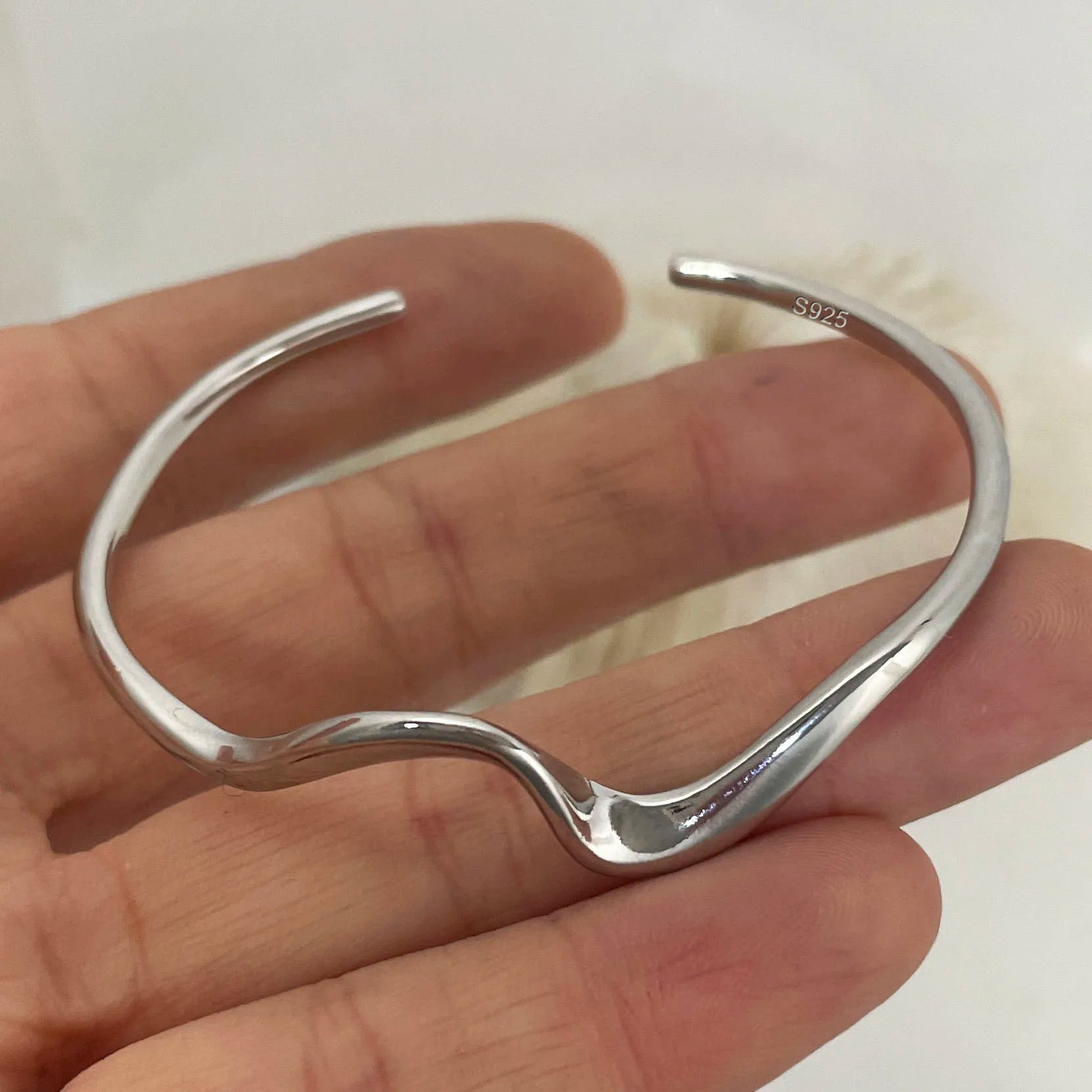 925 Sterling Silver Bracelets Selection