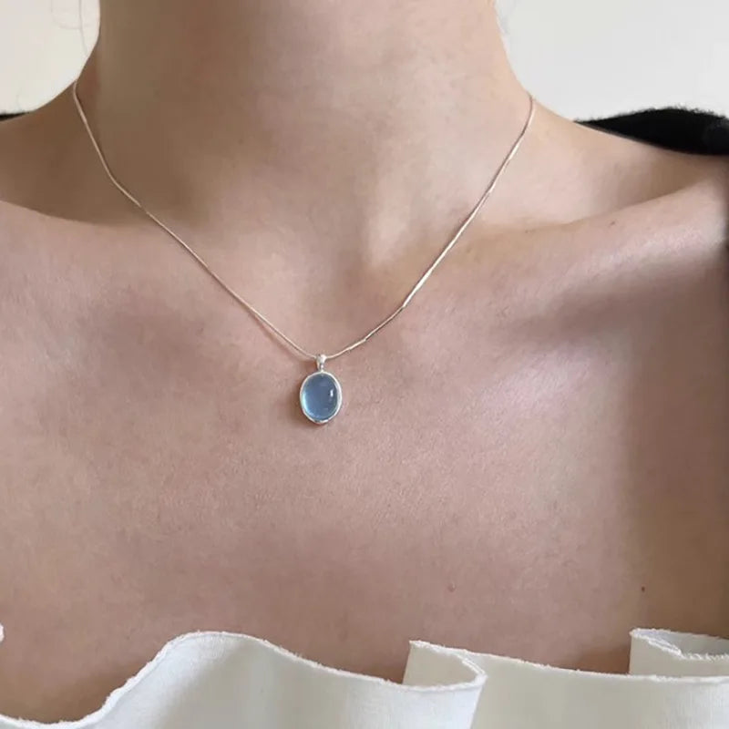 925 Sterling Silver Pearl Pendant Necklace