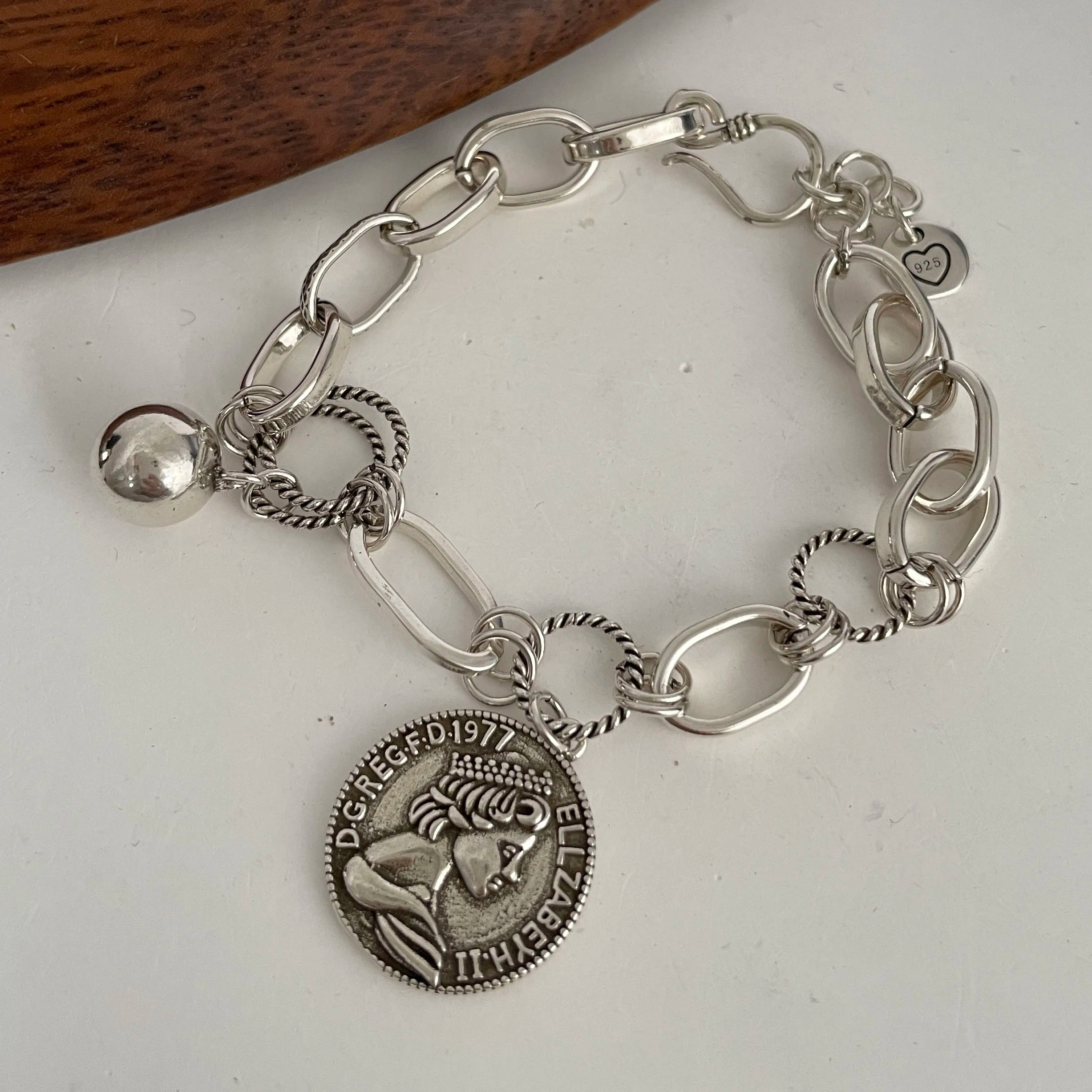 Solid 925 Sterling Silver Bracelets Selection