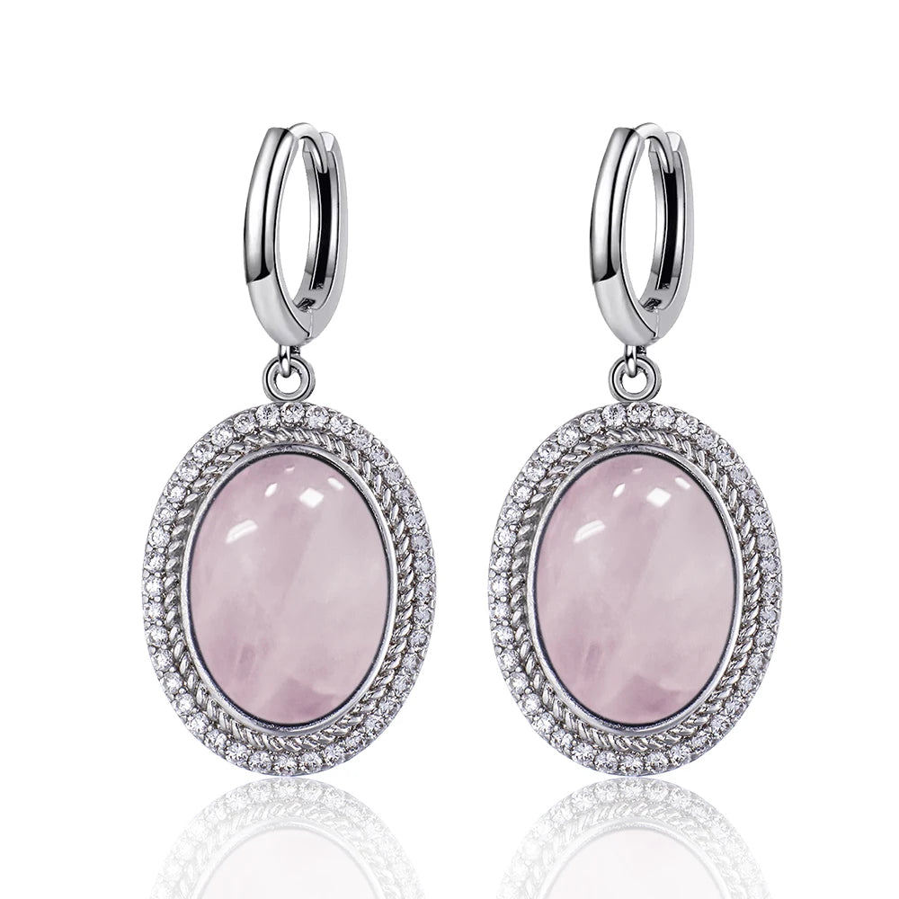925 Sterling Silver Natural Moonstone Pendant