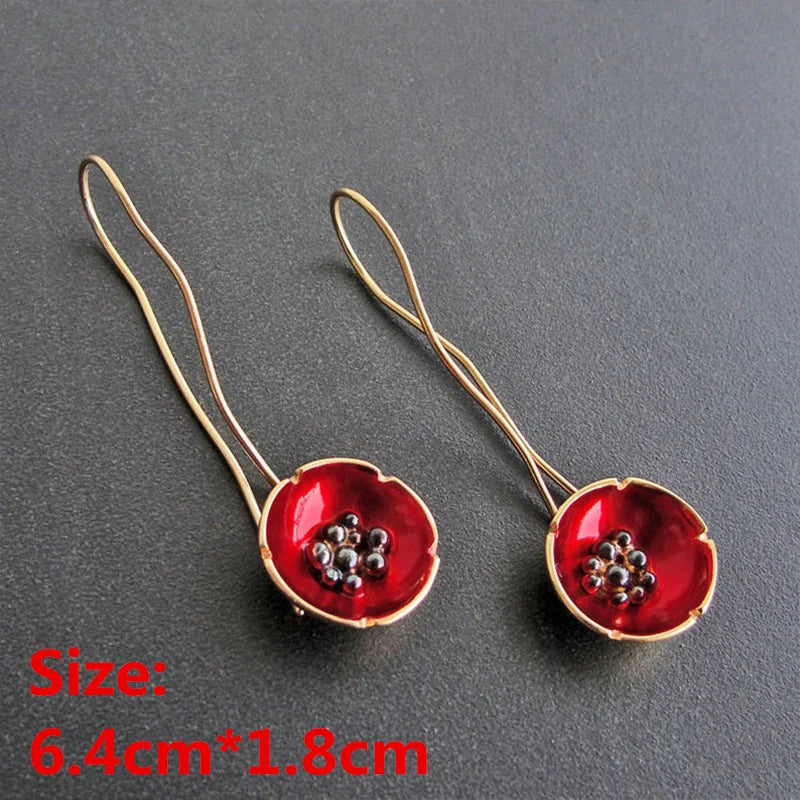 Collection of Zinc Alloy Resin Dangle Earrings - Geometric Asymmetric Boho Trendy Unique