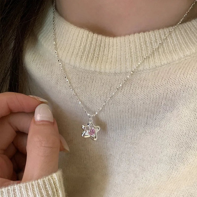 925 Sterling Silver Pearl Pendant Necklace