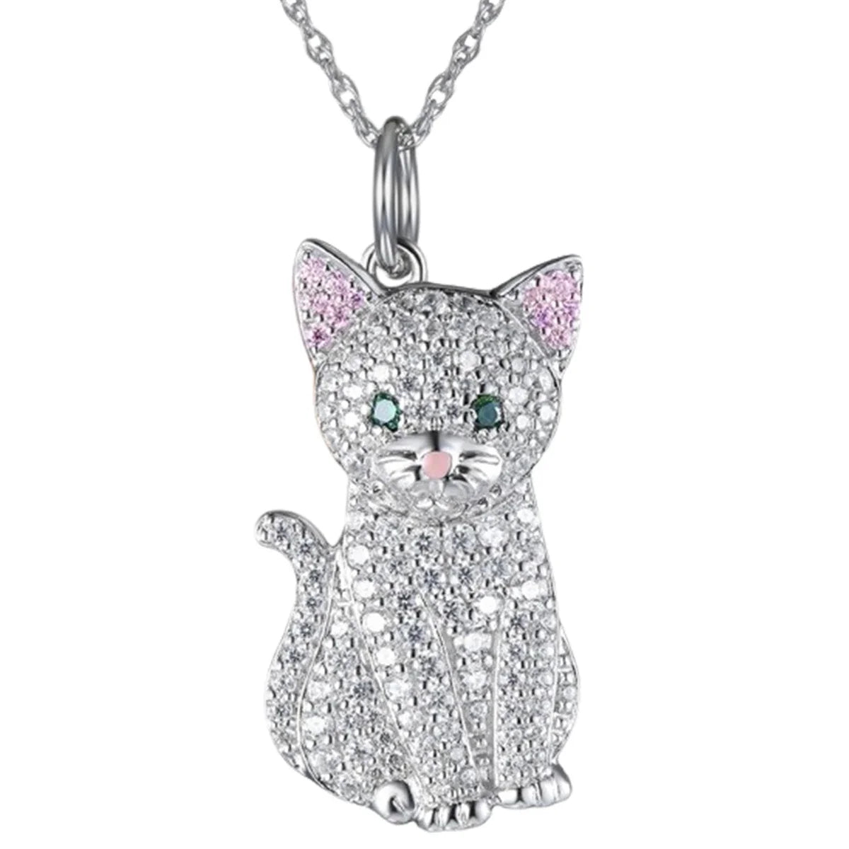 Collection of Dog Pendant Necklaces VARIOUS BREEDS Made with Zinc Alloy & CZ Diamonds