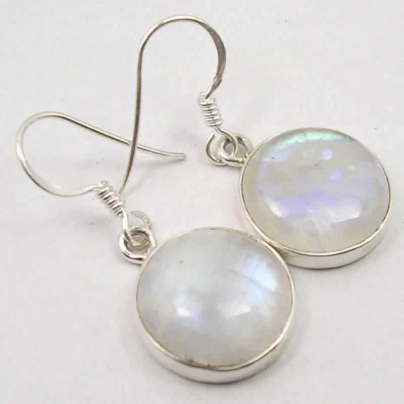 Copper Waterdrop Moonstone Pendant Earrings Selection