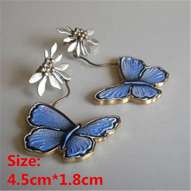 Collection of Zinc Alloy Resin Dangle Earrings - Geometric Asymmetric Boho Trendy Unique