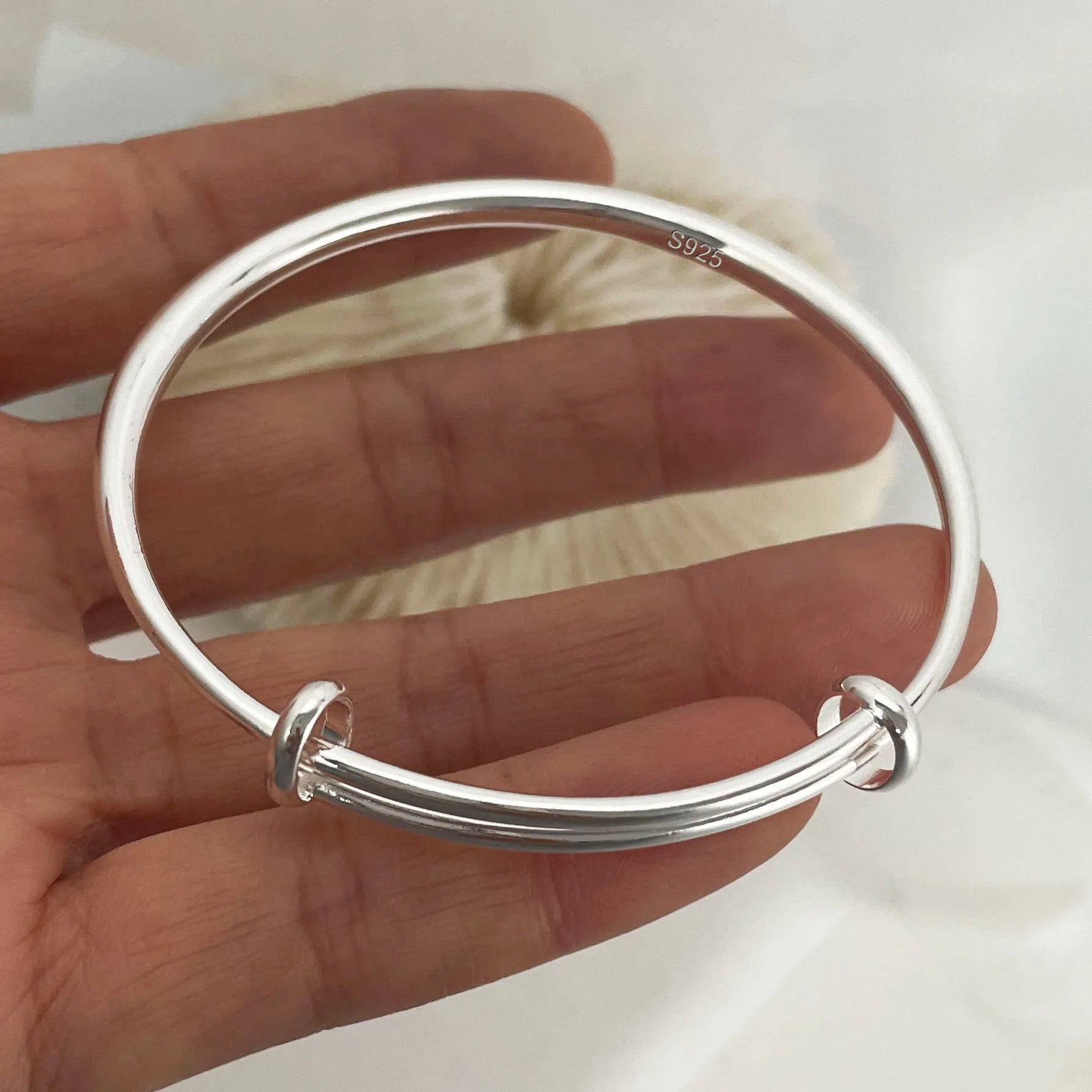 925 Sterling Silver Bracelets Selection