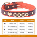 Faux Leather Dog Collar with Rhinestones - Customize, Engrave, Name Tag
