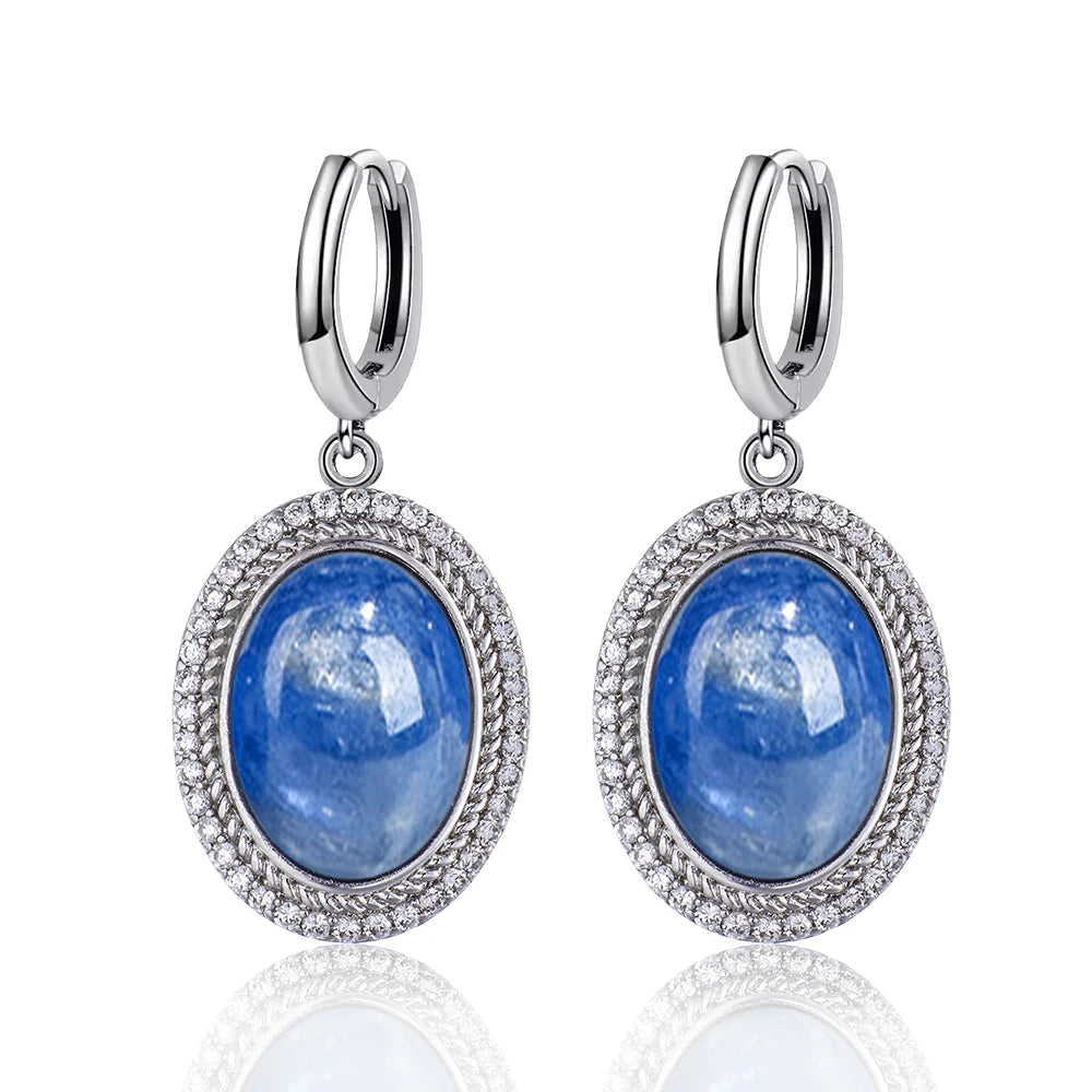 925 Sterling Silver Natural Moonstone Pendant