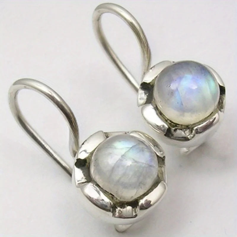 Copper Waterdrop Moonstone Pendant Earrings Selection