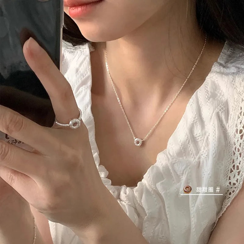 925 Sterling Silver Pearl Pendant Necklace