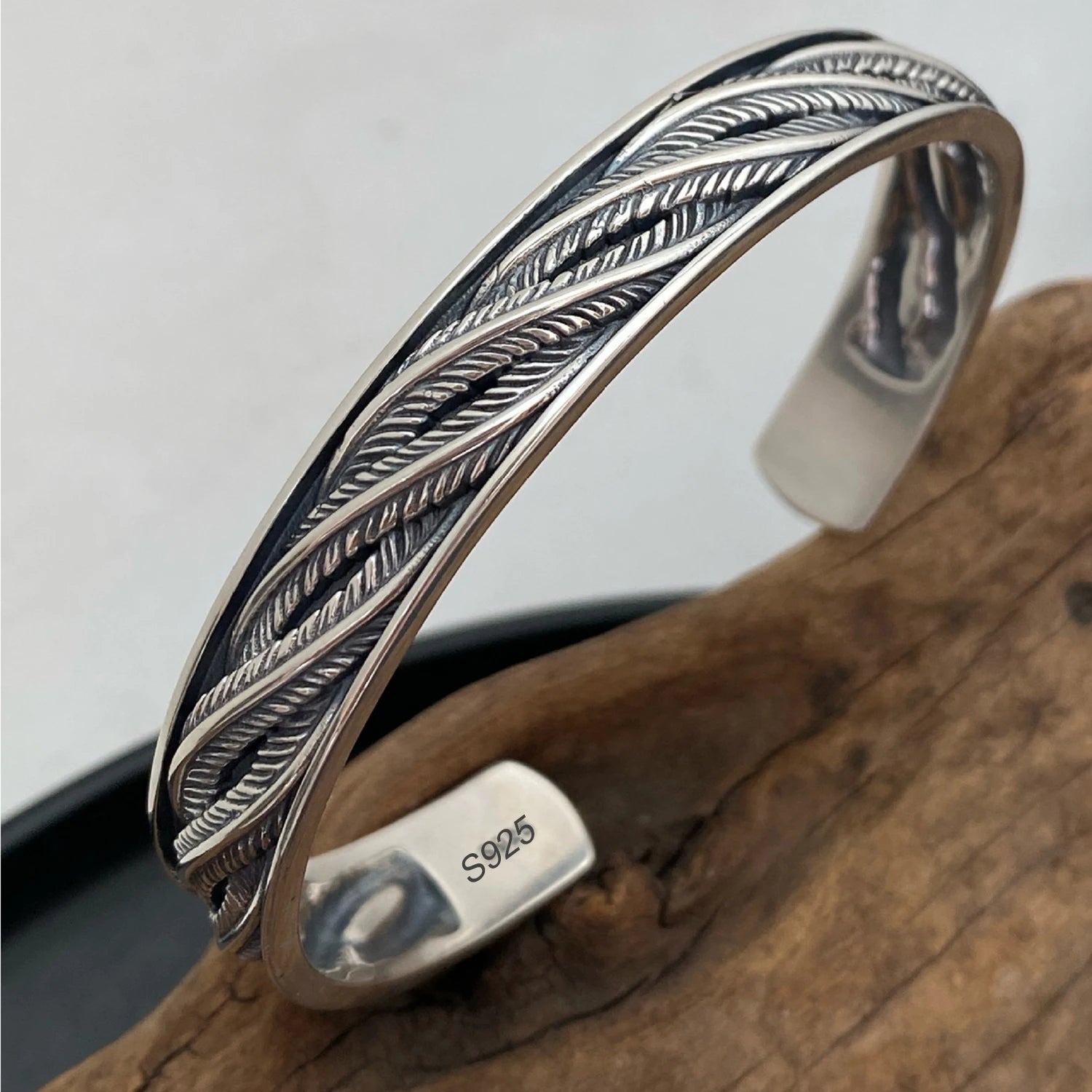 925 Sterling Silver Adjustable Cuff Bracelets Selection