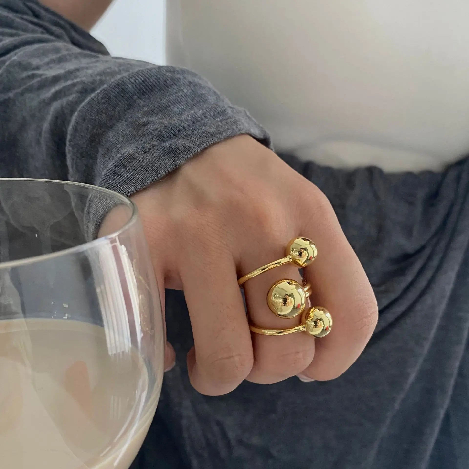 Collection of Adjustable Zinc Alloy CZ Fashion Rings - Fashion, Dog Lover, Hearts