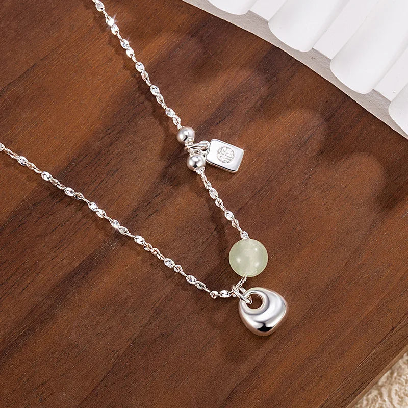 925 Sterling Silver Pearl Pendant Necklace