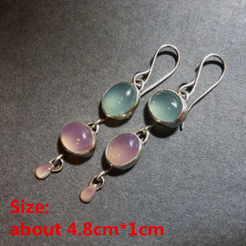 Collection of Zinc Alloy Resin Dangle Earrings - Geometric Asymmetric Boho Trendy Unique
