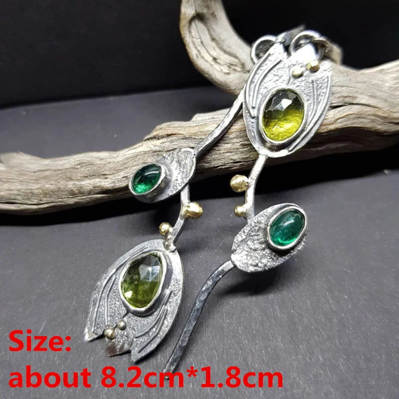 Collection of Zinc Alloy Resin Dangle Earrings - Geometric Asymmetric Boho Trendy Unique