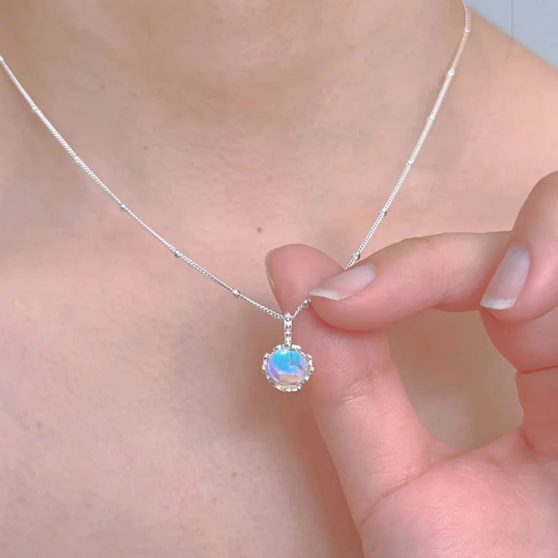 925 Sterling Silver Pearl Pendant Necklace