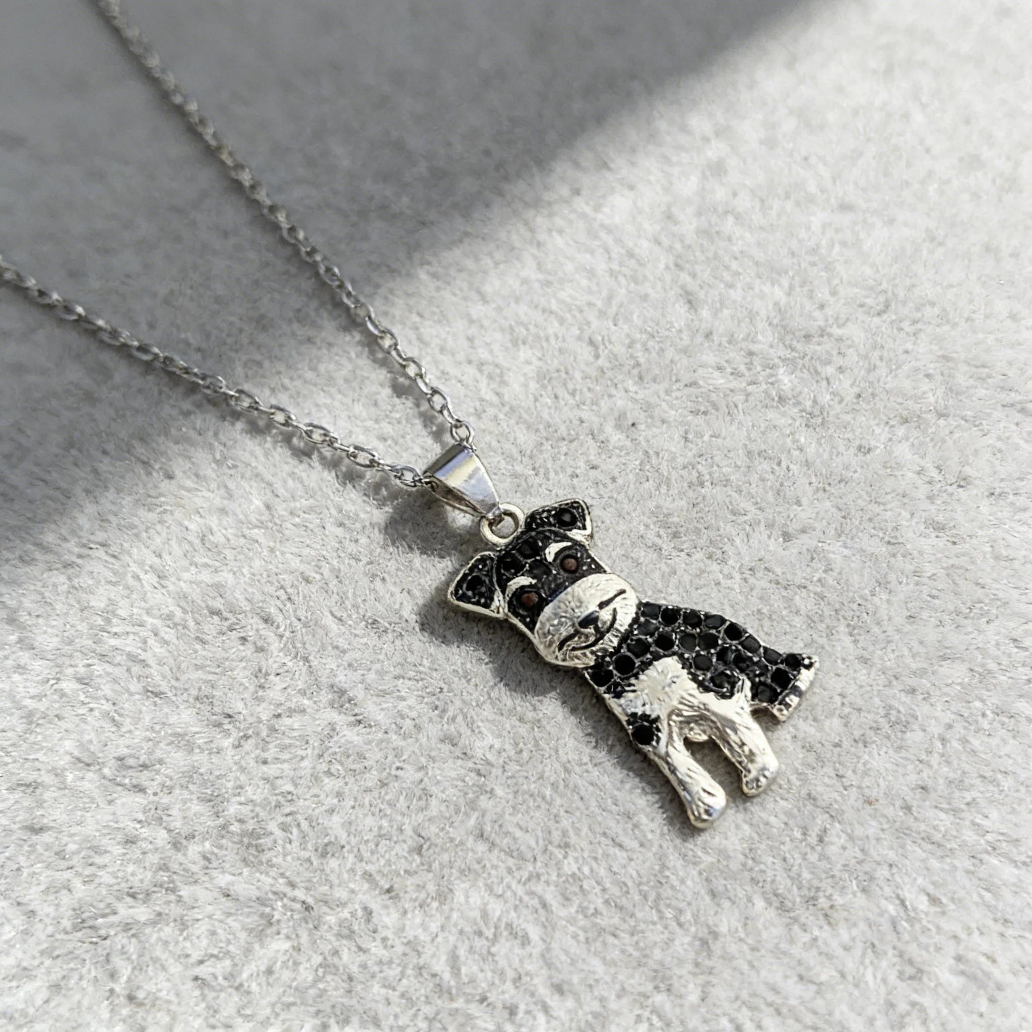 Collection of Dog Pendant Necklaces VARIOUS BREEDS Made with Zinc Alloy & CZ Diamonds