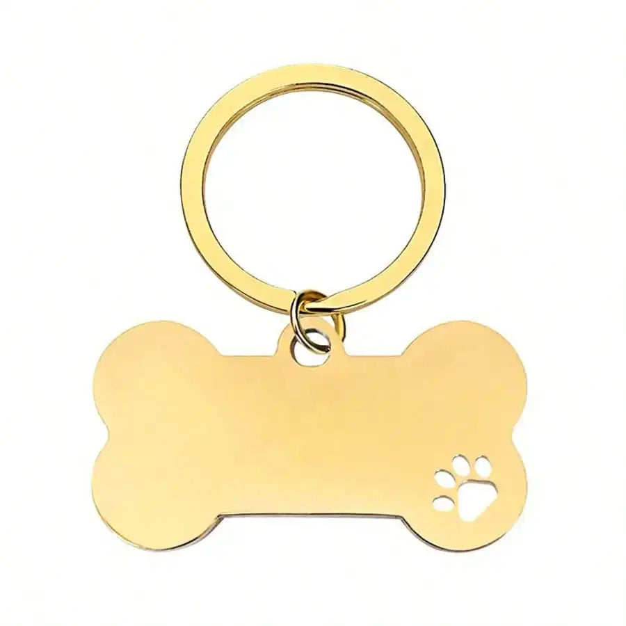 Laser Engraved Stainless Steel Dog Tag