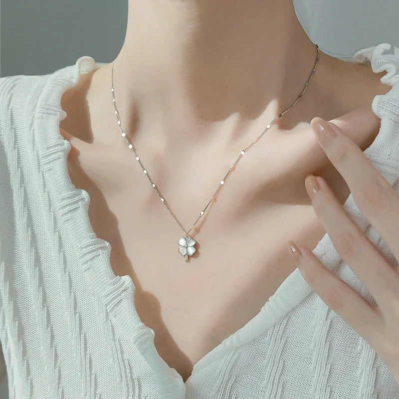 925 Sterling Silver Pearl Pendant Necklace