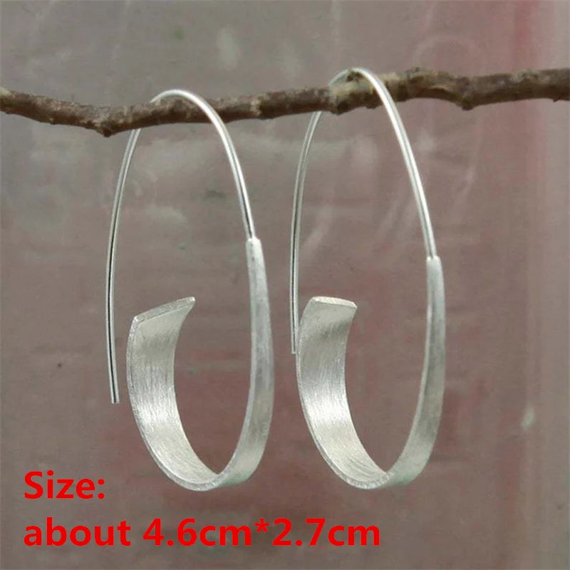 Collection of Zinc Alloy Resin Dangle Earrings - Geometric Asymmetric Boho Trendy Unique