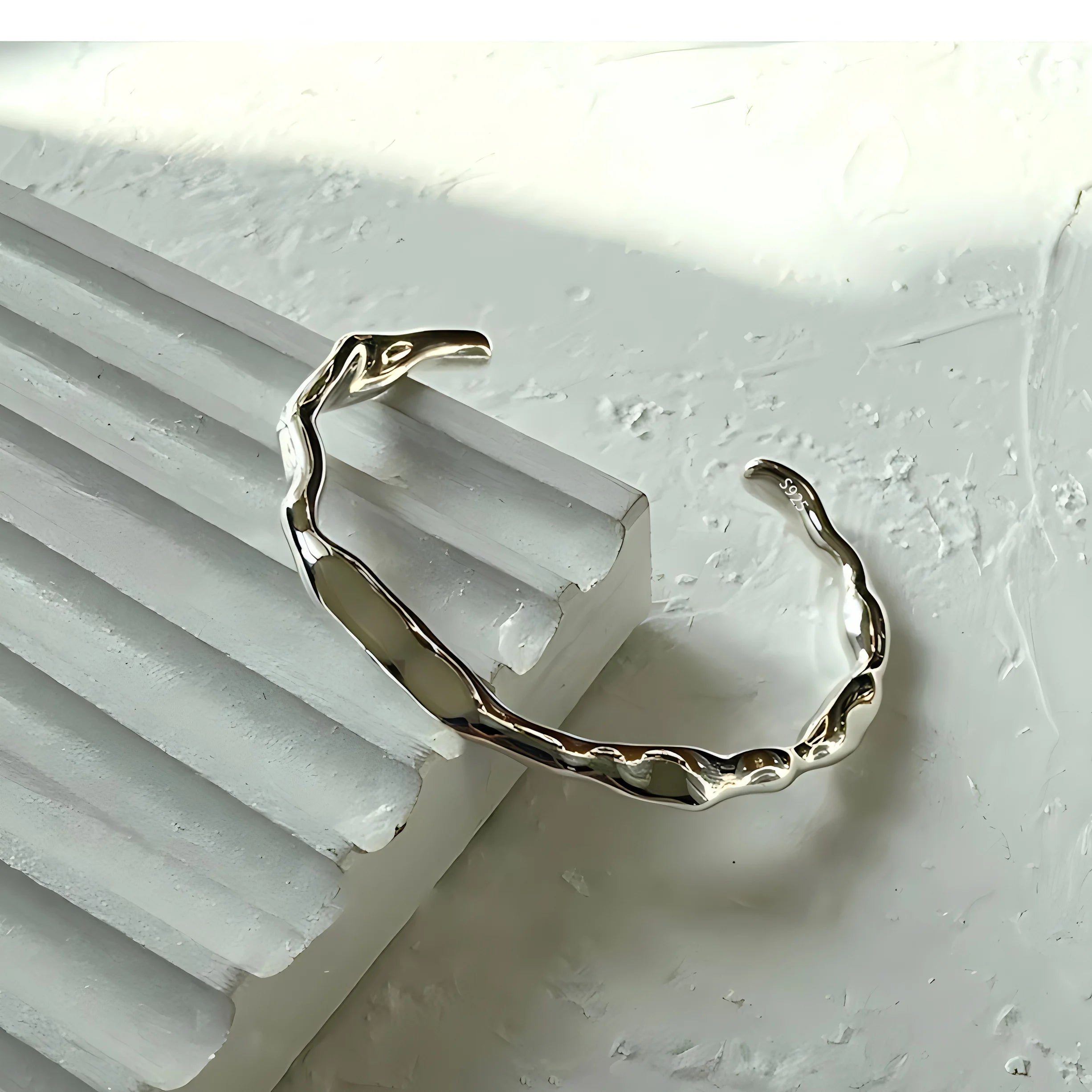 925 Sterling Silver Adjustable Cuff Bracelets Selection