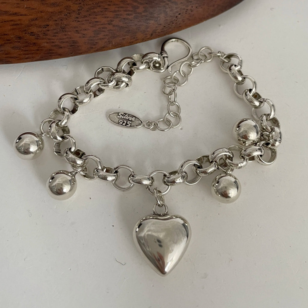 Solid 925 Sterling Silver Bracelets Selection