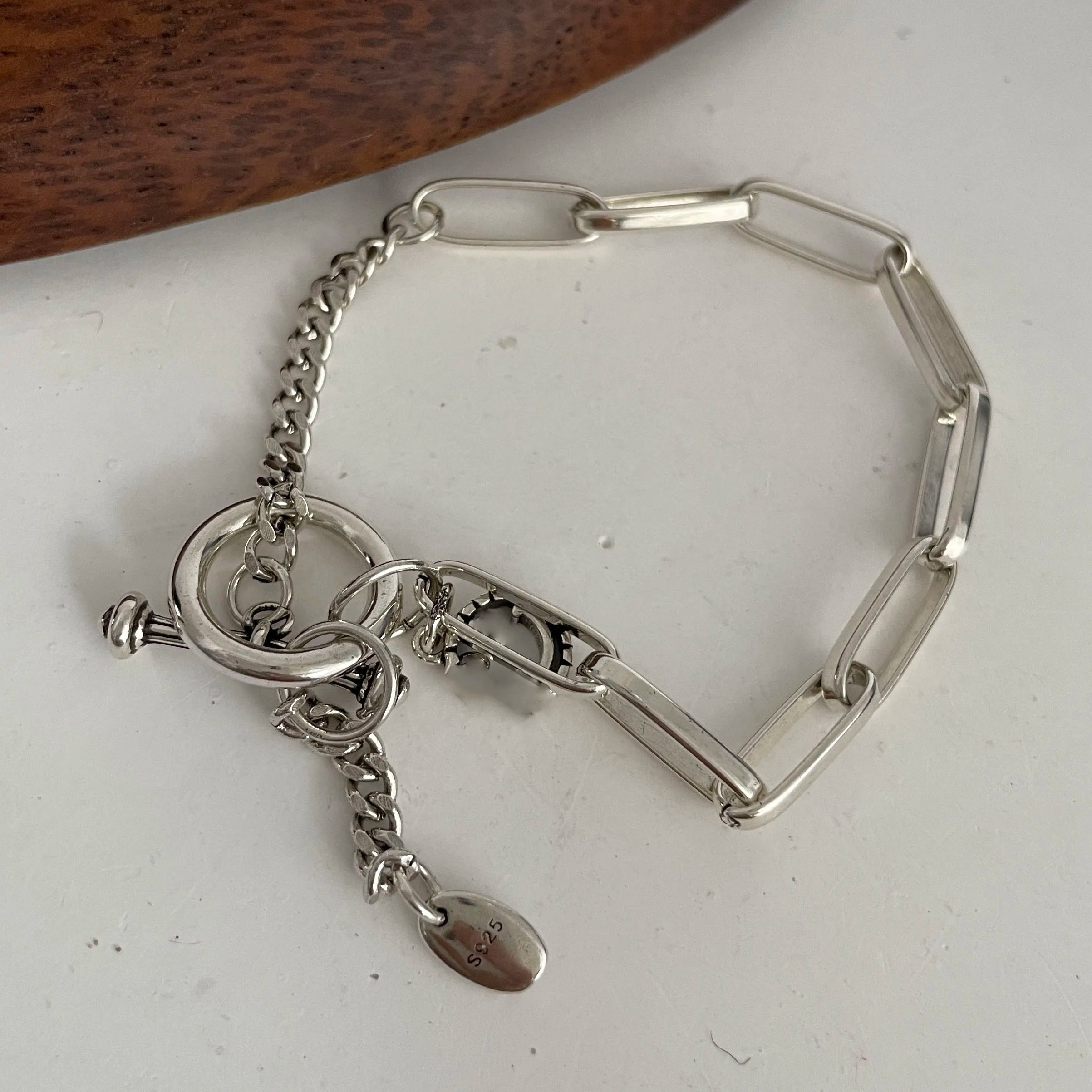 Solid 925 Sterling Silver Bracelets Selection