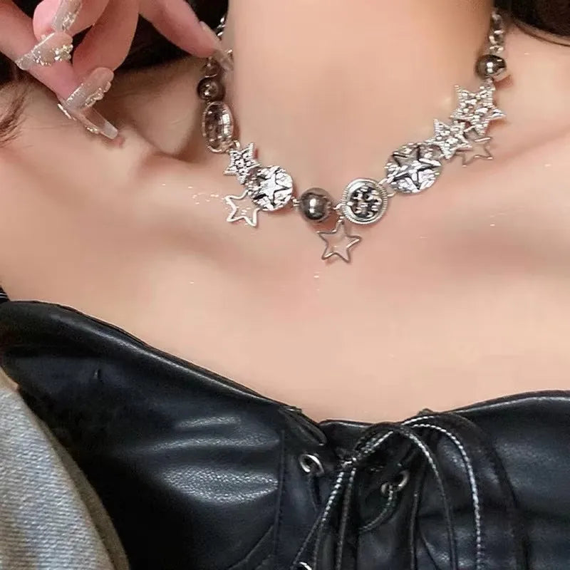 Gotic Y2K Choker Selection Stainless Steel