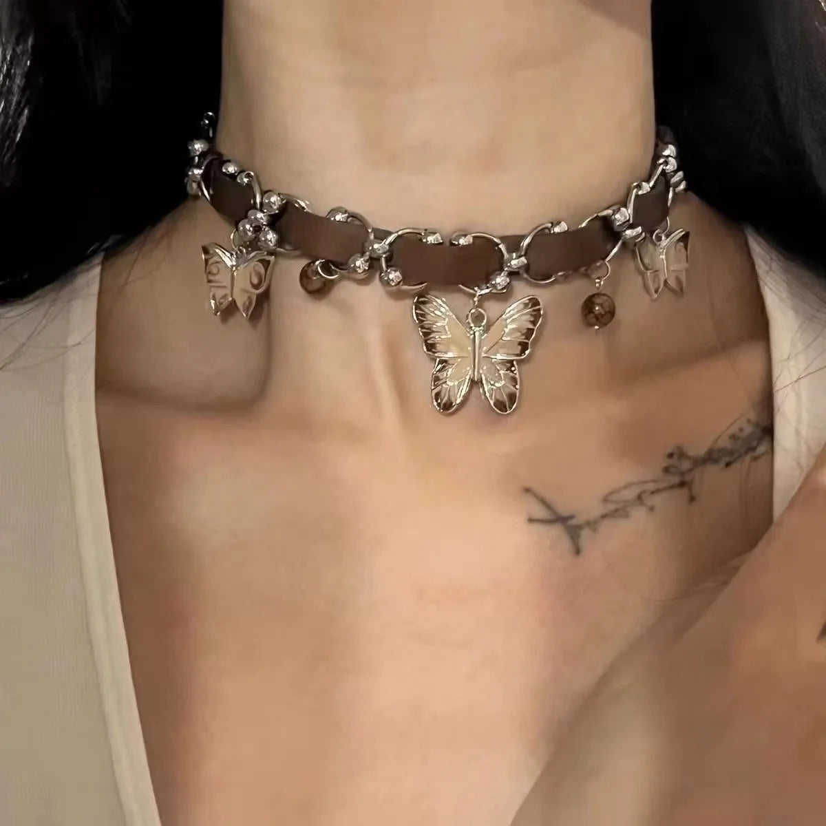 Gotic Y2K Choker Selection Stainless Steel