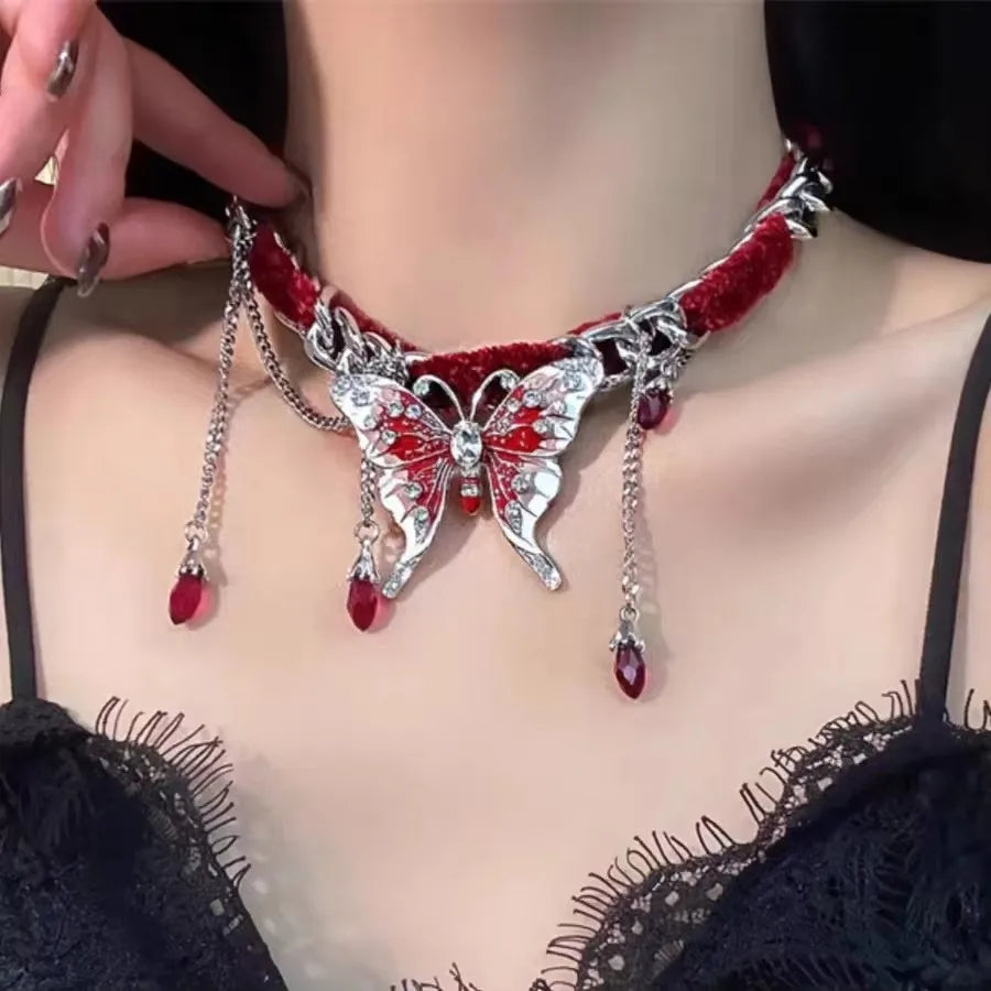 Gotic Y2K Choker Selection Stainless Steel