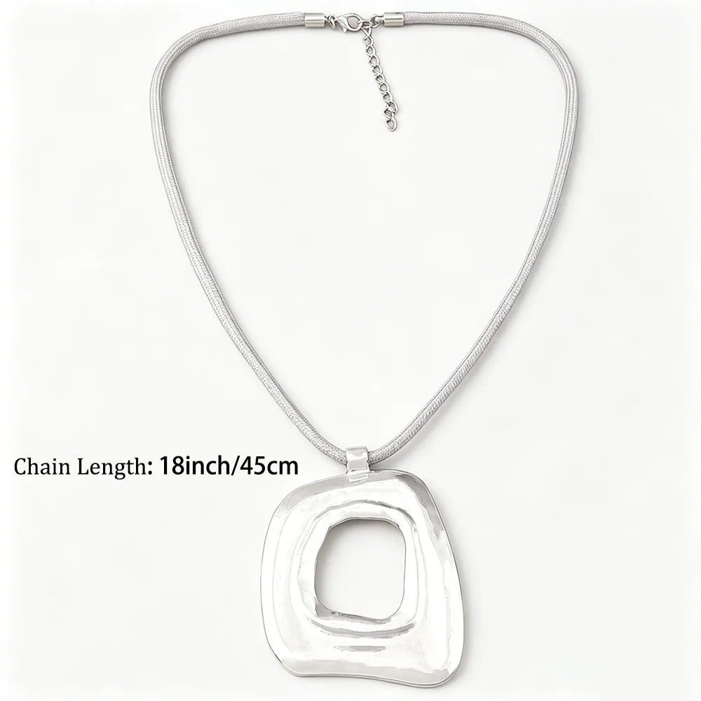 Brown Leather Cord Zinc Alloy Pendant Necklaces Selection