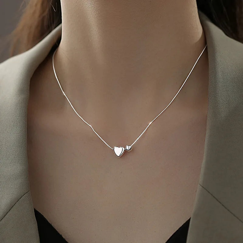 925 Sterling Silver Pearl Pendant Necklace