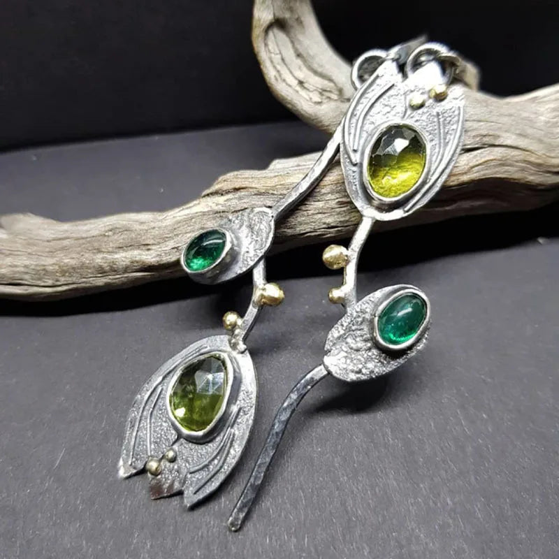 Collection of Zinc Alloy Resin Dangle Earrings - Geometric Asymmetric Boho Trendy Unique