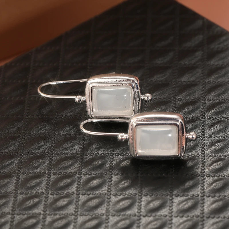 Copper Waterdrop Moonstone Pendant Earrings Selection