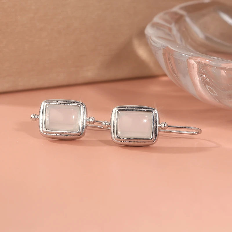 Copper Waterdrop Moonstone Pendant Earrings Selection