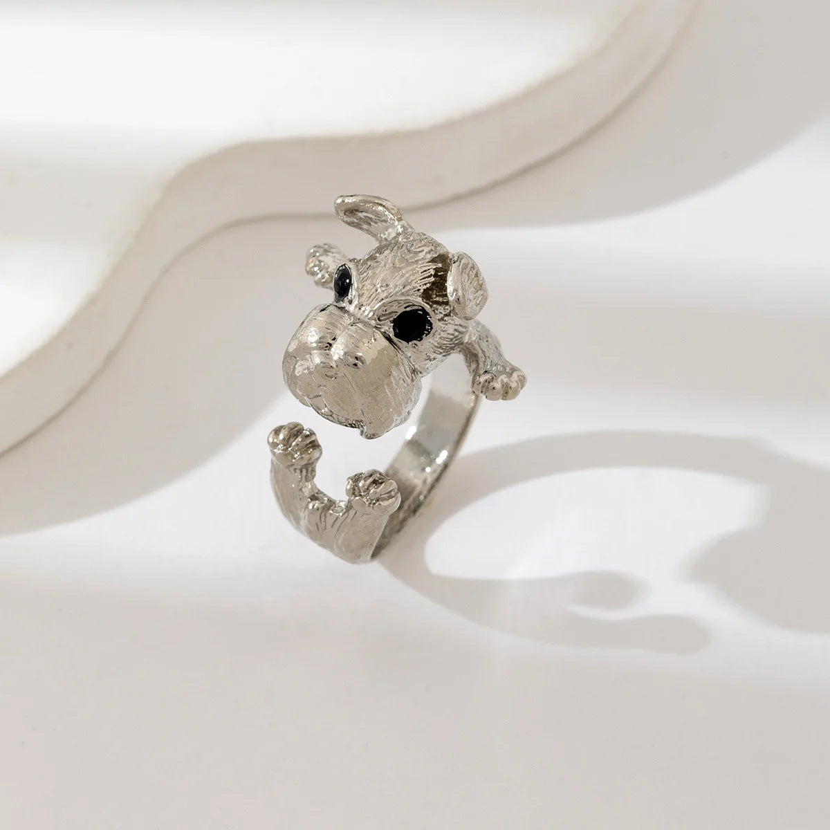 Collection of Adjustable Zinc Alloy CZ Fashion Rings - Fashion, Dog Lover, Hearts