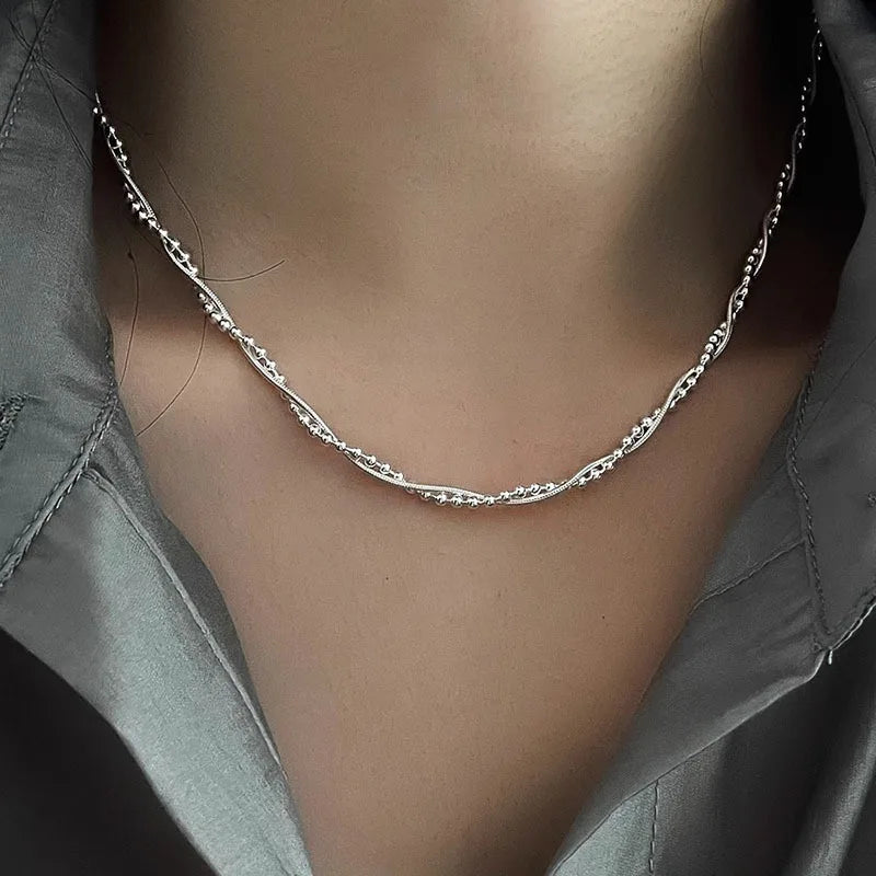 925 Sterling Silver Pearl Pendant Necklace