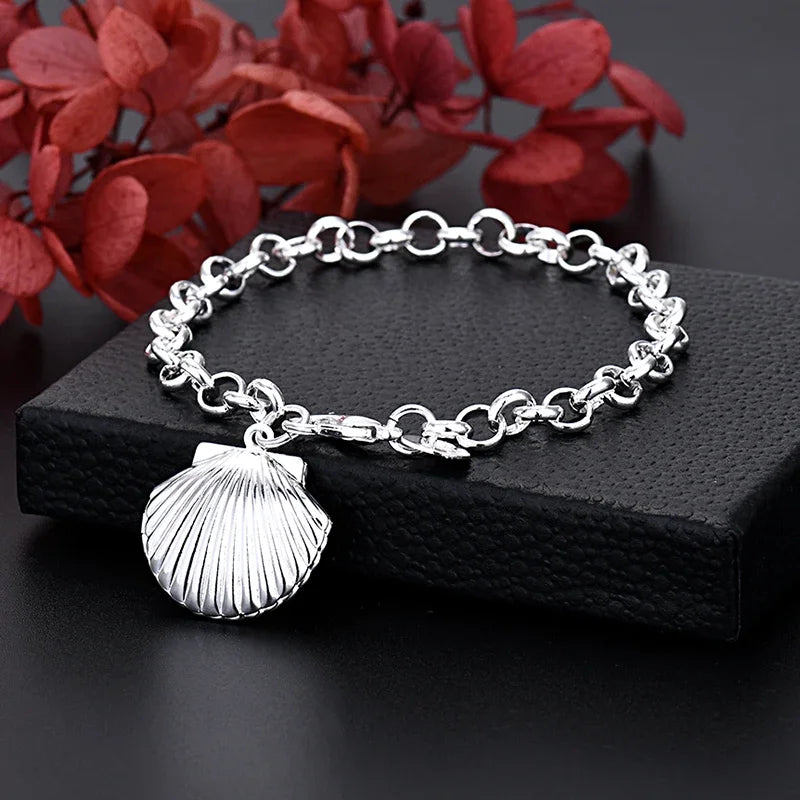 Selection of 925 Sterling Silver Chain Bracelets