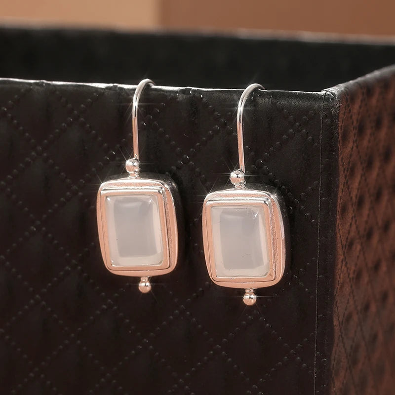 Copper Waterdrop Moonstone Pendant Earrings Selection
